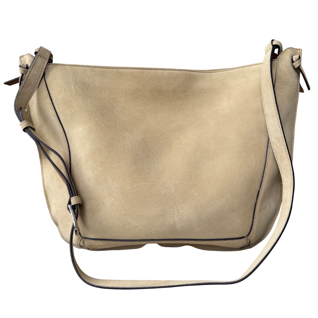Isabel Marant Beige Suede Shoulder Bag Nwot